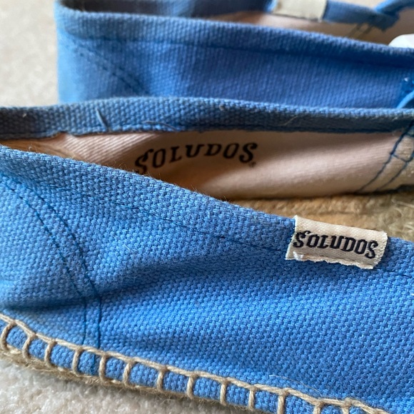 Soludos Light Blue Cotton Espadrilles - Picture 3 of 4